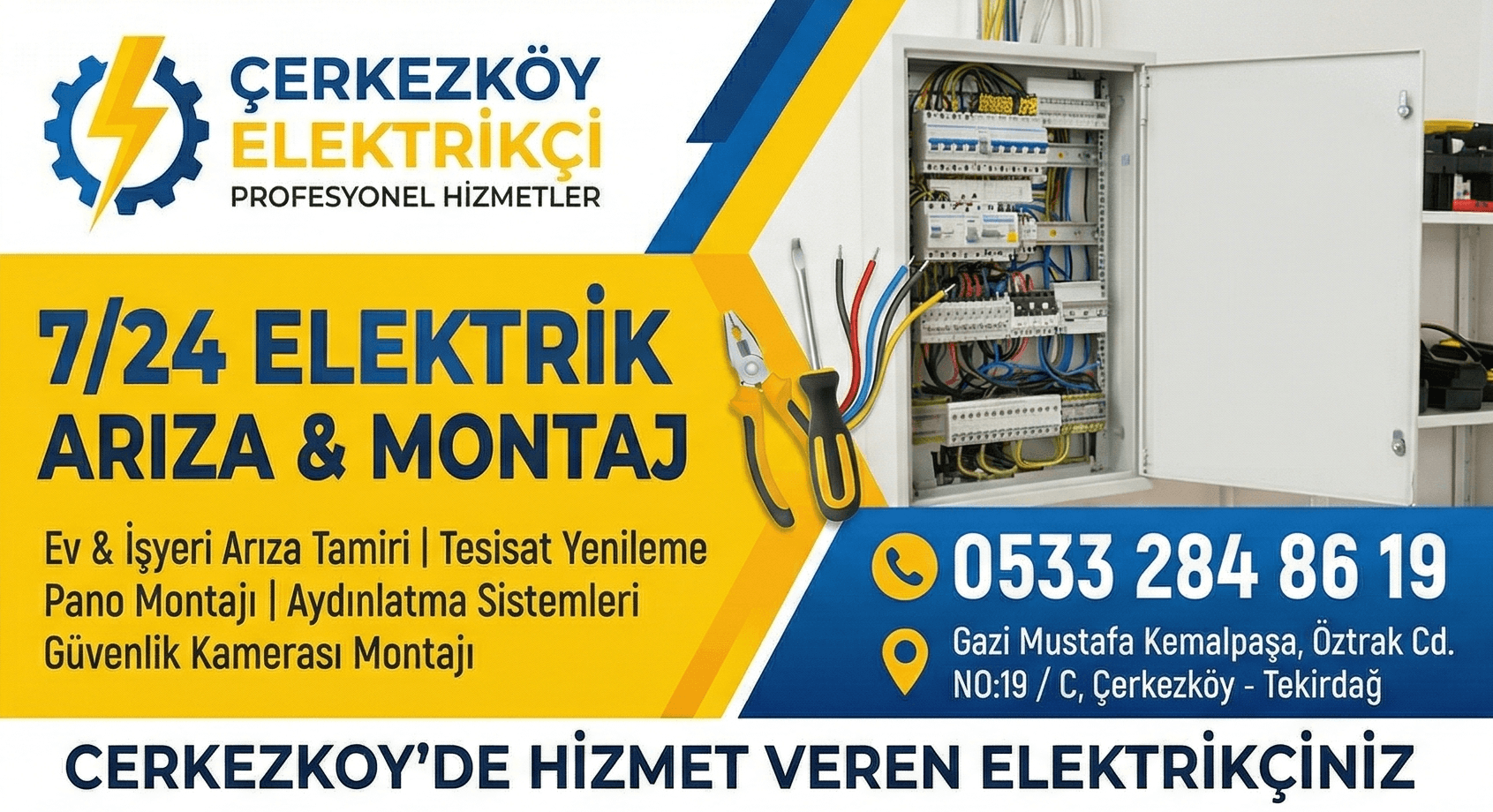 Çerkezköy Elektrikçi Gani Elektrik
