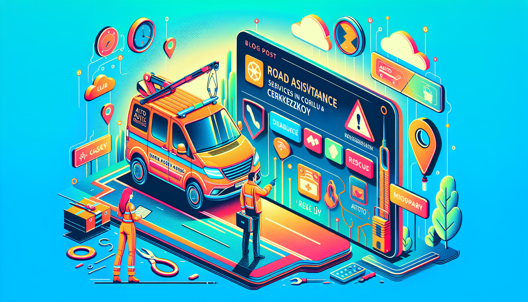 Çerkezköy'de 7/24 Oto Kurtarma ve Yol Yardım Çözümleri