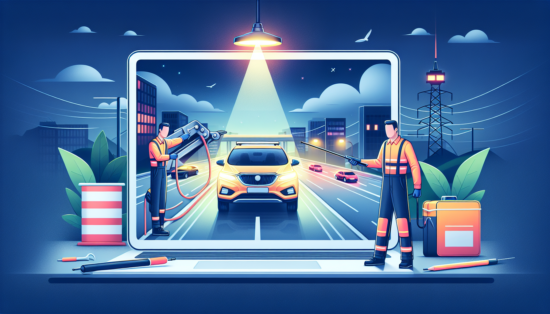 Çerkezköy Bölgesinde Acil Yol Yardım Hizmetleri